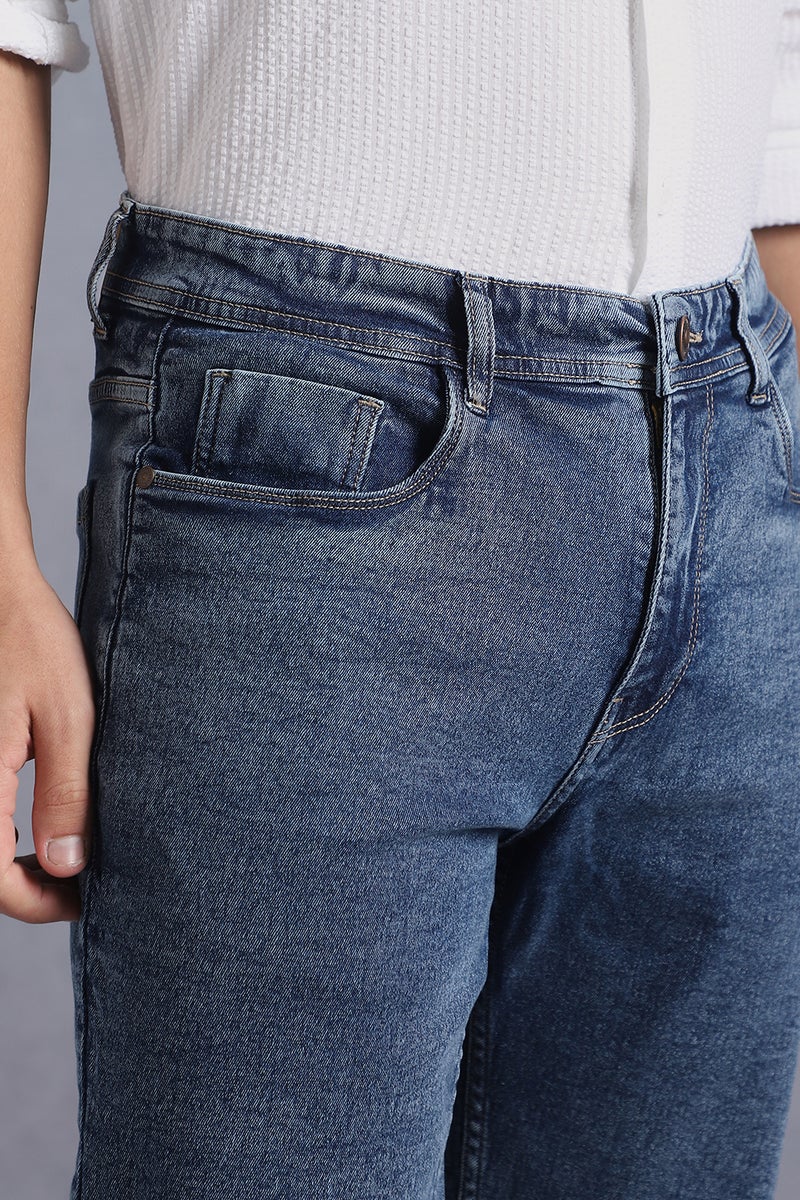 inkd شورتات جينز للرجال - متوسطة الارتفاع | قطن غني | التركيب المنتظم - Image 5